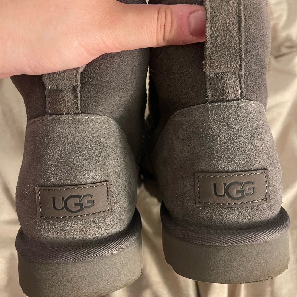 UGG Charcoal Suede Boots - Picture 6 of 6